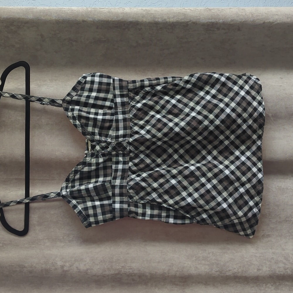 Plaid tank top size m